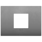 VIMAR - 19652.02 - Classic plate 2centrM metal matt slate
