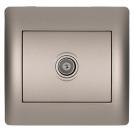 ELMARK - 11254 - TV SOCKET GREY METALLIC RHYME