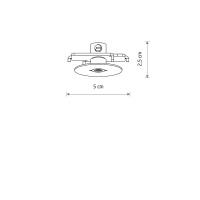NOWODVORSKI - Ceiling rosette 11184 CAMELEON CANOPY F MINI BLACK • 1 × max 40W • IP20 (3)