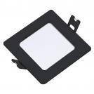 RABALUX - LED Recessed panel SHAUN2 black square 3W 220lm IP20 4000K 71262