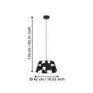 EGLO - Пендел Ø:420mm PONTEFRACT E27 40W - 43892 (2)