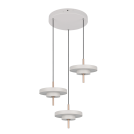 TRIO - Пендел Ø45 3х10W 3x1200lm , смяна на цветна температура 2300+3000+4000K  KEATON 340230376 светло сив