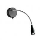 SEARCHLIGHT - Wall Lamp white FLEXY WALL 9917BK LED 0.8W 6500K