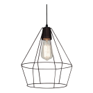 ELMARK - HEIDI PENDANT1xE27 BLACK 955HEIDI1/BL