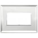 VIMAR - 21654.72 - Plate 4M crystal silver ice