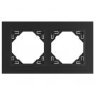 EFAPEL - DOUBLE FRAME BLACK/BLACK 90920 TRR LOGUS 90 Animato