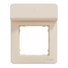 SCHNEIDER ELECTRIC - SDD312809 Sedna Design- 1-gang frame with mobile phone stand - beige