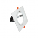 ACA LIGHTING - White Moon Recessed AR111 GU10 165x165 XMSAR1W