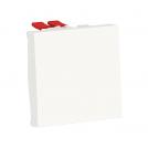 SCHNEIDER ELECTRIC - NU320518 New Unica - Intermediate switch 10A screwless 2modules white