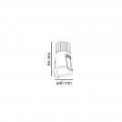 FARO - FOX LED White recessed 5W 2700K Ref.02101001 (1)