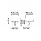 FARO -  wall lamp  CONGA 64307-03  E27, 15W (1)