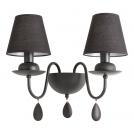 INCANTI - Аплик  ELIZEE  W2 22 06  AP 2X28W E14 MATT BLACK