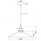 ACA LIGHTING - pendant luminaire KS1288P361BK 1XE27 (1)