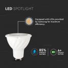 V-TAC - LED Крушка SAMSUNG Чип 7W GU10 6400К SKU: 21167 (3)