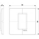 VIMAR - 14641.04 - Plate 1M techn. cream (1)