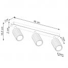 SOLLUX - Зелен спот KARBON 3L 3хGU10 3х10W IP20 SL.1619 (6)