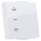 ACA LIGHTING - MODYS BUTTON WITH INDICATOR & SYMBOL ARROWS 2M. WHITE 10101332496