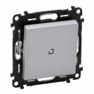 LEGRAND - Еднополюсен ключ с LED индикатор 0.15mA Valena Life 752310 алуминий