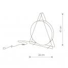 NOWODVORSKI - table luminaire WHEEL BLACK I 9036 (1)