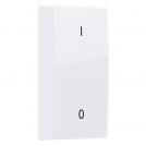ACA LIGHTING - MODYS BUTTON WITH INDICATOR & SYMBOL 0-1 1M. WHITE 10101332628