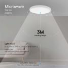 V-TAC - 18W LED Dome Light Round Microwave Sensor White Frame 4000K IP44 SKU: 76601 (4)