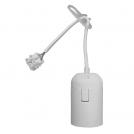 VIVALUX - Termoplastic lamp holder Е27 smooth T210 with cabel 17 cm and terminal block white VIV002268 