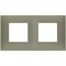 VIMAR - 09664.13 cover plate - 2+2 horizontal/vertical installation modules matt clay color NEVE UP