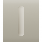 AJAX - Front panel for Smart dimmer central, cream, CenterButton 98589.256.IV1