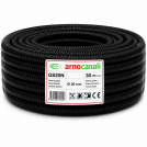 ARNOCANALI - Гофрирана тръба вън. Ф22.5мм вътр. ф20мм 350N клас 2242 цвят Черен армирана FLEX 30м GS20N