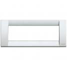 VIMAR - 16736.21 - Classica plate 6M metal metall.silver