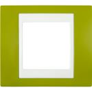SCHNEIDER ELECTRIC - MGU6.002.866 рамка Unica Plus единична ярко зелен/бял