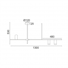 ACA LIGHTING - Пендел OD843C130G (2)