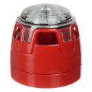 HONEYWELL - Конвенционална сирена с лампа, червена с основа IP23, KAC CWSS-RR-S3