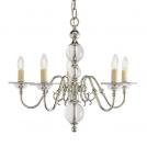 INTERIORS 1900 - Полилей  TILBURG nickel CA20P5N   E14, 5x40W