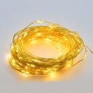 ACA LIGHTING - 20 LED COPPER WIRE STRING LIGHTS TIMER 6 On/18 Off WW GOLD COPPER WIRE & BAT.2XAA IP44 2m+10cm X0120135