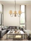 NOVA LUCE - pendant luminaire  ELIZABETH 7120021  E14 3x40 Watt  D:52 H1:34 H2:120cm