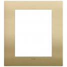 VIMAR - 19668.12.01 - Classic plate 8M metal brushed brass