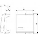 VIMAR - 14027.SL - Button 2M +diffuser Silver (1)