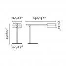 FARO - table lamp LOOP 29398 LED 6W, 600LM, 2700K (1)