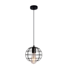 ELMARK - TARA  PENDANT 1xE27 BLACK 955TARA1/BL