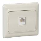 LEGRAND - 782154 RJ 45 socket Kaptika - flush mounting - UTP cat. 5e - ivory