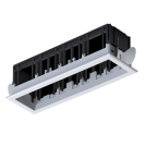 ELMARK - Console for 4 Grill COB Module White 92MOD4GR/WH