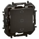 LEGRAND - Shutter switch Black Niloe New NP2610BK