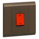 LEGRAND - 617476 Бойлерен ключ 45А с индикация Belanko кафяв