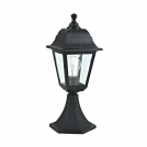 ACA LIGHTING - Градински фенер стоящ черен влагозащитен IP44 PLGP3B