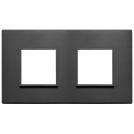 VIMAR - 21643.18 - Plate 4M (2+2) 71mm total black