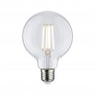 PAULMANN - LED Крушка  29123    Eco-Line Filament 230V LED Globe G95 ⚡ E27 ⚡ 840lm ⚡ 4W ⚡ 3000K ✴ Прозрачен 