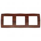 ACA LIGHTING - PRIME 3 GANG FRAME IP20 WOOD 1000119206