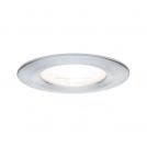 PAULMANN - Луна 93443  LED recessed light Nova rigid IP44 round 78mm✴GU10 6.5W⚡460lm⚡230V⚡2700K✴Полиран алуминий 