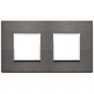 VIMAR - 21643.03 - Plate 4M (2+2) 71mm lava grey